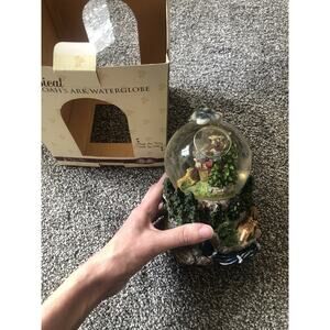 Classic Treasures Musical Noah's Ark Waterglobe Plays "Side By Side" With Box